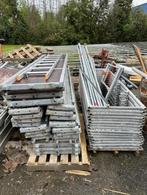 Aluminium steiger/stelling, Bricolage & Construction, Échafaudages, Comme neuf, 5 mètres de hauteur ou plus, Enlèvement, Échafaudage de façade