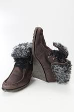 Gabor, enkellaarsjes met bont  39     6, Kleding | Dames, Bruin, Lage of Enkellaarzen, Gabor, Ophalen of Verzenden