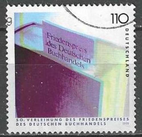 Duitsland 1999 - Yvert 1907 - 50ste Vredesprijs (ST), Postzegels en Munten, Postzegels | Europa | Duitsland, Gestempeld, Verzenden