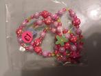 Ketting+ armbanje roze, Handtassen en Accessoires, Kindersieraden, Ophalen of Verzenden, Zo goed als nieuw, Roze, Ketting
