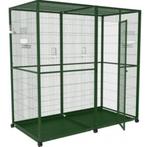 Volière jardin 2x1x2 m mobile maille cage oiseau intérieur, Nieuw, Metaal, Verzenden, Volière