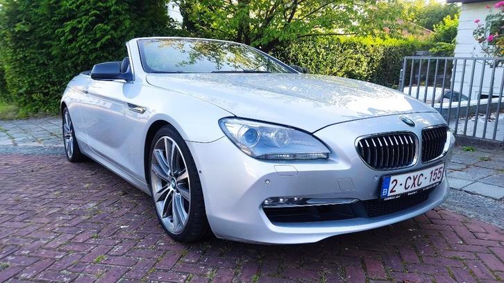 BMW 640i Cabrio FULL OPTION 20pouces comme neuve, Auto's, BMW, Particulier, 6 Reeks, 360° camera, ABS, Achteruitrijcamera, Airbags