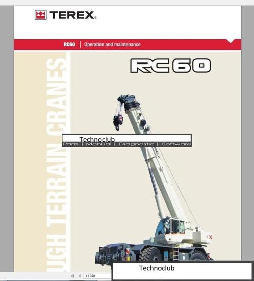 Terex Demag Crane Service Manual Full DVD, Autos : Divers, Modes d'emploi & Notices d'utilisation, Envoi
