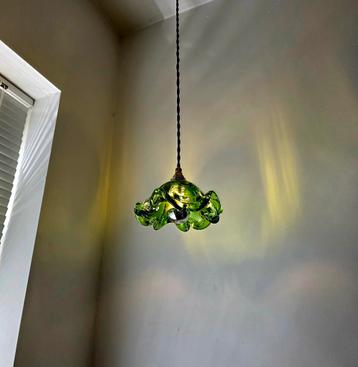 Lampe suspendue vintage en verre de Murano, Enlèvement ou Envoi