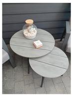 2 ronde bijzettafels, Ophalen, Zo goed als nieuw