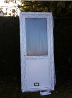 partij van 20 stuks buitendeur kunststof 2/3 glas, Ophalen, Gebruikt, Glas, Buitendeur