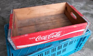 Vintage Coca Cola houten krat