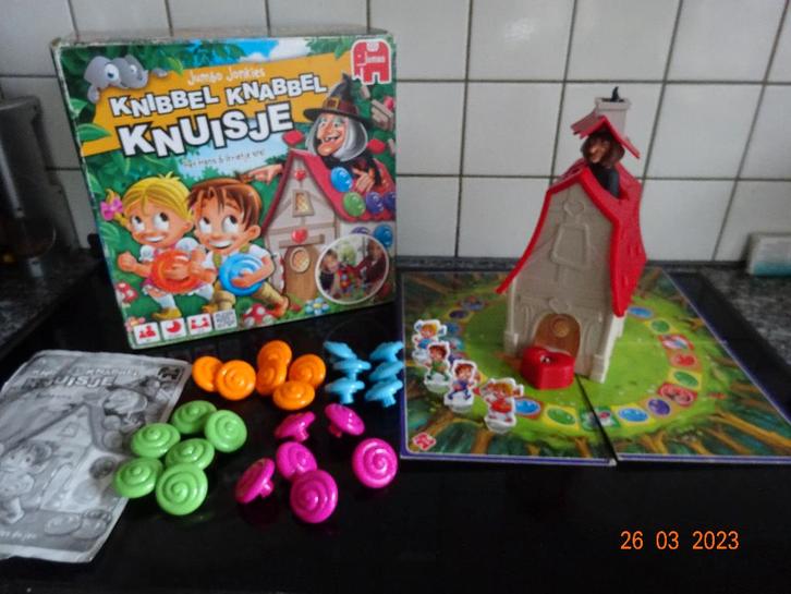 Jumbo Knibbel Knabbel Knuisje*VOLLEDIG*, Kinderen en Baby's, Speelgoed | Educatief en Creatief, Ophalen of Verzenden