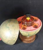 Vintage kitch minibar wereldbol globe jaren 70, Antiek en Kunst, Ophalen of Verzenden