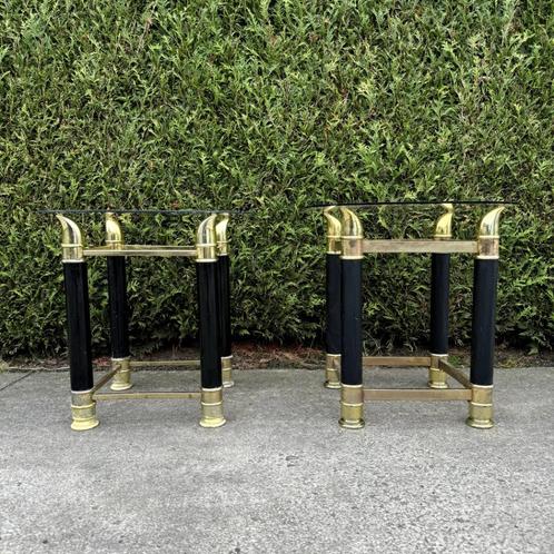 Tusk - Vintage - Set bijzettafeltjes, Huis en Inrichting, Tafels | Bijzettafels, Rond, Ophalen