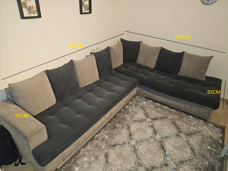 Hoekbank, Huis en Inrichting, Zetels | Complete zithoeken, Gebruikt, Ophalen