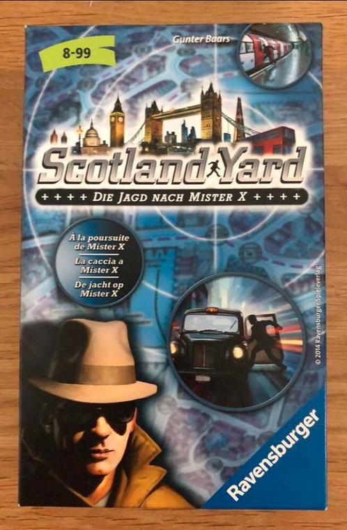 nieuw: gezelschapsspel ScotlandYard De jacht op Mister X, Hobby en Vrije tijd, Gezelschapsspellen | Bordspellen, Nieuw, Reisspel