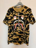 A Bathing Ape 1er camo shark jaune/camo L, Ophalen of Verzenden, Geel