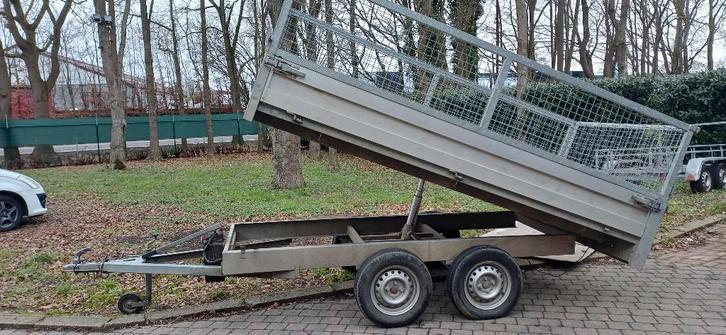 Aanhangwagens Te huur // Te koop. Ook kipper, Autos : Divers, Remorques, Comme neuf, Enlèvement