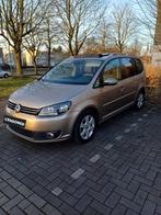 Vw Touran 1.6 tdi Automatique 7 places, Auto's, Volkswagen, Euro 5, Monovolume, Beige, Diesel