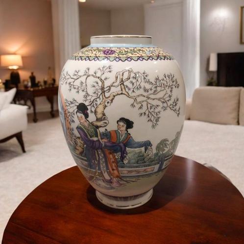 Prachtige Japanse vaas uit de jaren 60, Antiek en Kunst, Antiek | Porselein, Ophalen of Verzenden