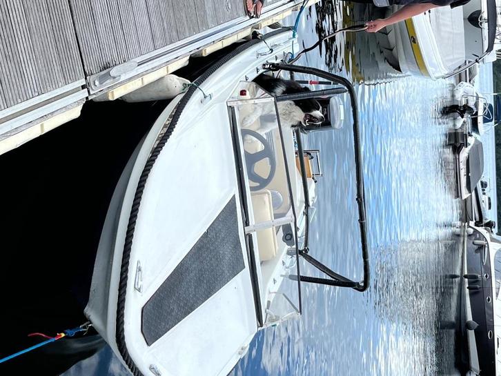 Motorboot Rocca Tropic 241 incl trailer, Watersport en Boten, Speedboten, Gebruikt, 3 tot 6 meter, Benzine, Minder dan 70 pk, Polyester