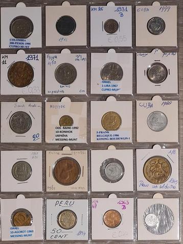 20 wereldmunten door elkaar  (9) beschikbaar voor biedingen
