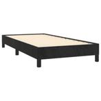 bed + lattenbodem voor 1 persoon, Ophalen, Nieuw, Zwart, 200 cm