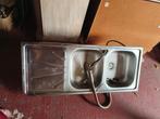 Dubbele spoelbak incl kraan, Huis en Inrichting, Keuken | Keukenelementen, Ophalen, Gebruikt