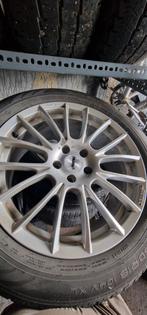4 alu velgen met winterbanden, Auto-onderdelen, Banden en Velgen, Ophalen of Verzenden, Band(en)