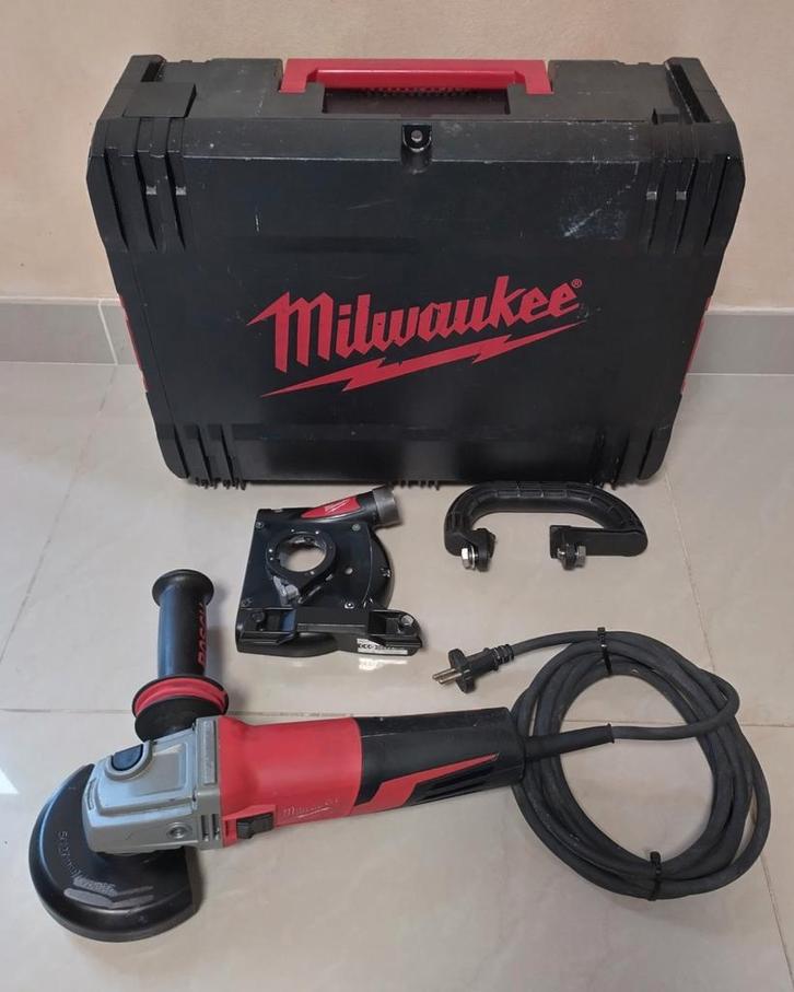 MILWAUKEE 125 mm haakse slijper/slijper, Doe-het-zelf en Bouw, Gereedschap | Schuurmachines, Gebruikt, Ophalen of Verzenden