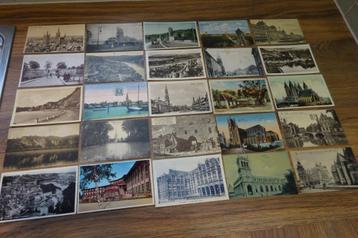 België Belgique LOT 50 oude postkaarten - 50 cartes postales beschikbaar voor biedingen