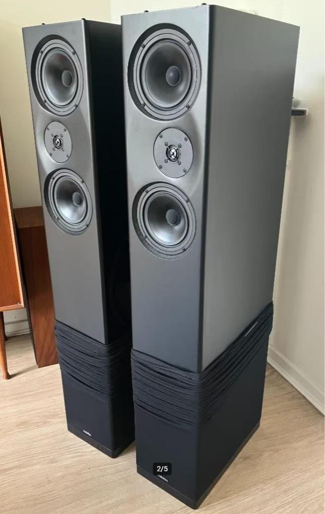 DEFINITIVE TECHNOLOGY BP 2000 HIGH END VINTAGE ACTIEVE SUBS, Audio, Tv en Foto, Luidsprekerboxen, Gebruikt, Front, Rear of Stereo speakers