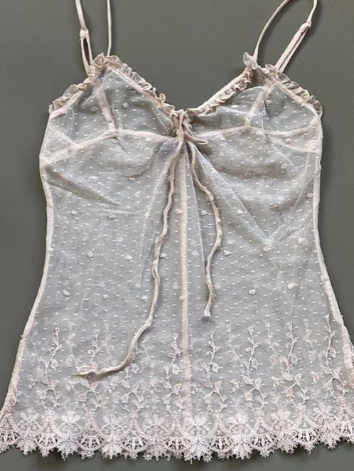ZGAN kanten topje Zadig & Voltaire Deluxe, Kleding | Dames, Topjes, Zo goed als nieuw, Maat 36 (S), Overige kleuren, Zonder mouw