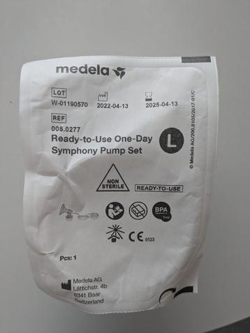 4 x Medela Symphony Pump Set - Ready-to-use One-day (Large), Kinderen en Baby's, Ophalen of Verzenden, Zo goed als nieuw