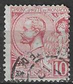 Monaco 1901 - Yvert 23 - Prins Albert I - 10 c. (ST), Postzegels en Munten, Monaco, Verzenden, Gestempeld