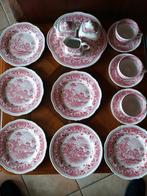 Engels Servies Rood, Antiek en Kunst, Antiek | Servies los, Ophalen