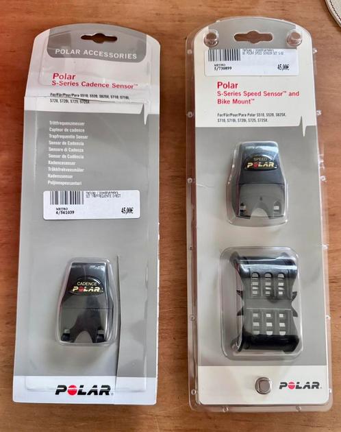 Polar S-series sensoren trapfrentie & snelheid voor fiets, Handtassen en Accessoires, Sporthorloges, Gebruikt, Zwart, Afstand