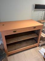 Toonbank in hout, Ophalen