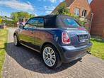 Mini one cabrio 1.6 benzine 97dkm euro5 gekeurd en 1jgaranti, Auto's, Mini, Voorwielaandrijving, Zwart, 4 cilinders, Blauw