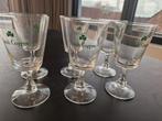 Zeldzame set van 6 kristallen Irish Coffee glazen , glas, Comme neuf, Enlèvement ou Envoi