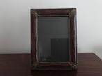 Lijst kader roestbruin vruin mooie details met glas, Antiek en Kunst, Curiosa en Brocante, Ophalen of Verzenden