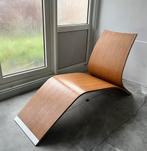 Exeptionele houten vintage chaise longue, Huis en Inrichting, Zetels | Zetels en Chaises Longues, Ophalen