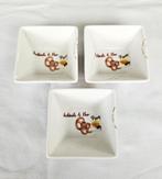 3 potjes voor borrelnootjes of snacks - nieuw, Enlèvement ou Envoi, Neuf, Porcelaine, Récipient(s)