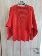 Pull couleur rouille tricoté main S/M, Vêtements | Femmes, Handmade, Enlèvement ou Envoi, Comme neuf, Autres couleurs