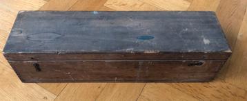 Houten doos met div. coll. 36 glasnegatieven beschikbaar voor biedingen