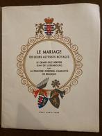 Boekje Le mariage De Leurs Altesses Royales, Ophalen, 20e eeuw of later, Zo goed als nieuw