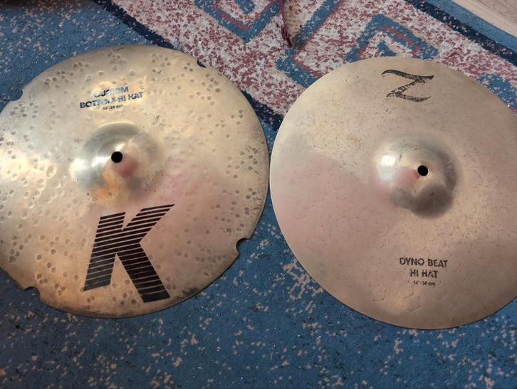 Zildjian k/z combo dyno beat 14 inch, Muziek en Instrumenten, Drumstellen en Slagwerk, Gebruikt, Ophalen of Verzenden