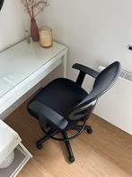 Verstelbare bureaustoel, Huis en Inrichting, Bureaustoelen, Ophalen, Zo goed als nieuw, Zwart, Bureaustoel