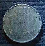 1 frank 1944 VL/FR, type Rau - Leopold III, Verzenden, Losse munt