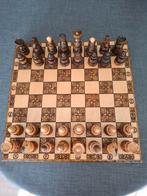 Mooi vintage houten schaakspel, Hobby en Vrije tijd, Gezelschapsspellen | Bordspellen, Een of twee spelers, Ophalen of Verzenden