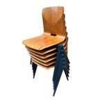 Dé vintage stoel van het moment | Galvanitas S22 | 30stuks, Huis en Inrichting, Stoelen, Gebruikt, Blauw, Ophalen of Verzenden