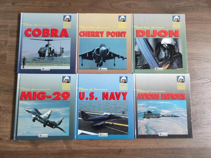 Lot de 6 livres aviation - Collection "Patrick Baudry", Boeken, Oorlog en Militair, Gelezen, Luchtmacht, 1945 tot heden, Ophalen of Verzenden