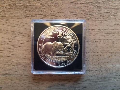 2018 Somalia - Elephant privy ANA Philadelphia - 1 oz silver, Postzegels en Munten, Munten | Afrika, Losse munt, Overige landen