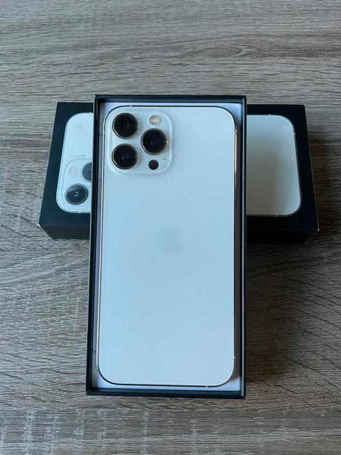 Iphone 13 Pro Max - 256GB -  Titanium white, Telecommunicatie, Mobiele telefoons | Apple iPhone, 256 GB, iPhone 13 Pro Max, Wit
